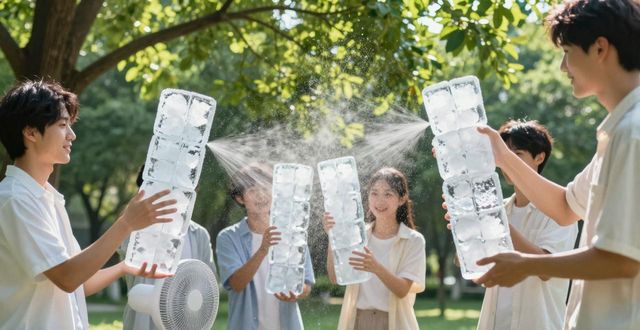 大冰块降温方法_南京夏季防暑降温大冰块_大冰块户外活动使用时长